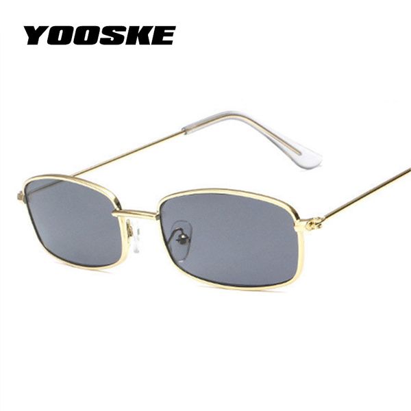 

yooske small sunglasses women men brand designer vintage rectangle sun glasses kingseven eyewear ladies outdoor shades, White;black
