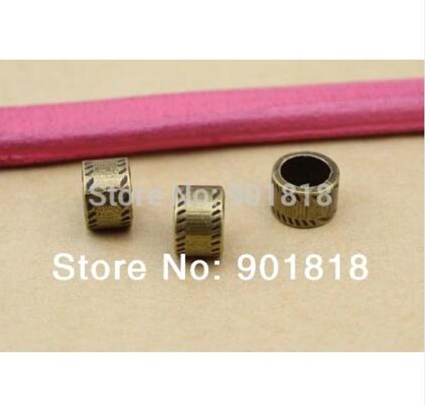 

20pcs/bag bronze color european beads for european bracelets big hole bead f945, Silver