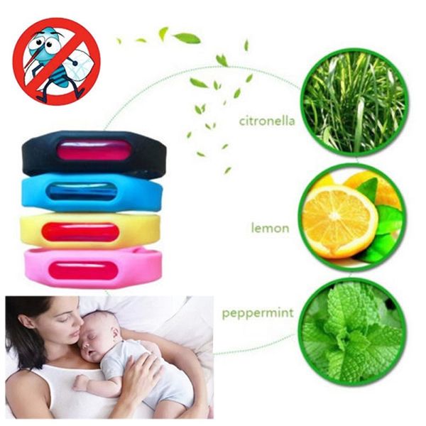 

100pc anti mo quito pe t in ect bug repellent repeller wri t band bracelet wri tband protection mo quito deet non toxic afe bracelet