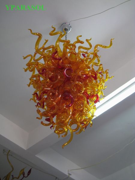 

100% mouth blown borosilicate custom made indoor art decorative italian dale chihully style murano glass chandelier