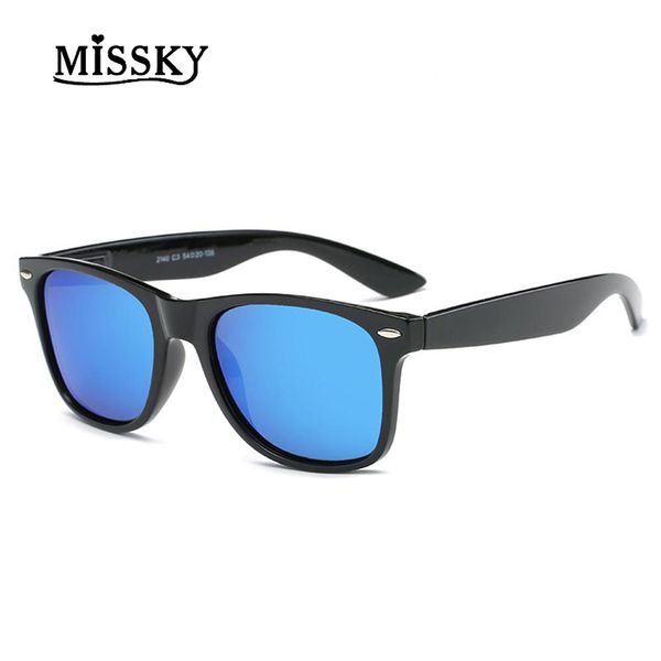 

missky fashion sunglasses men polarized sunglasses men driving mirrors coating points black frame eyewear male sun glassessan0, White;black