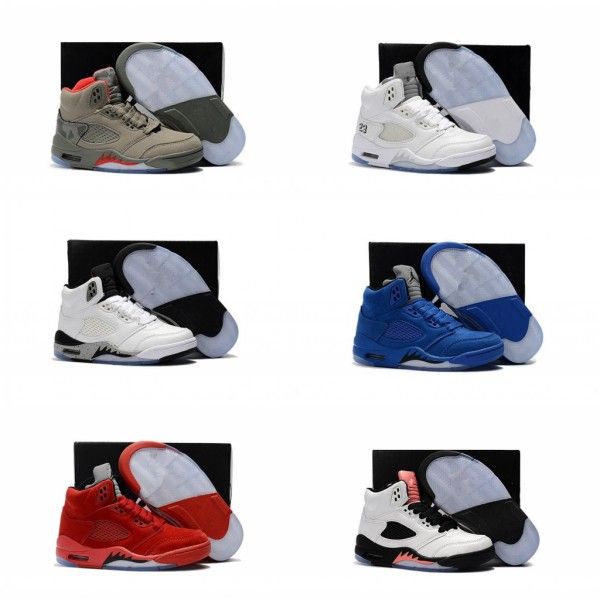

Children 5 Basketball shoes for Boys Girls OG Black 5s Olympic metallic Gold White Cement Youth Sports Sneakers Kids size EU28-35