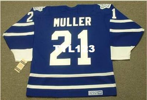

мужские # 21 кирк мюллер торонто maple leafs 1996 ccm старинные хоккей джерси или пользовательские любое имя или номер ретро джерси, Black;red