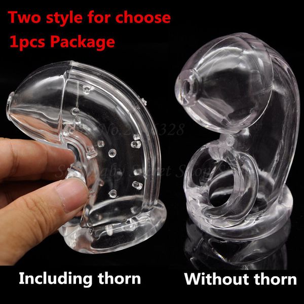 Novo TPR Silicone Flex Masculino Chastity Dispositivo Penis Anéis Gaiola Gaiola Brinquedo Brinquedo Chastity Cinto Adulto Restrições do Jogo Produto do sexo para homem Y1892804