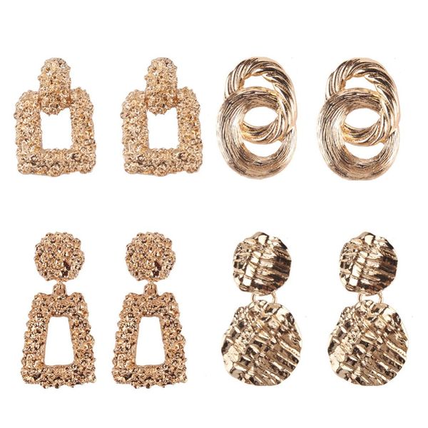 

Best lady 2018 старинные кулон серьги стержня для женщин чешские геометрические заявле