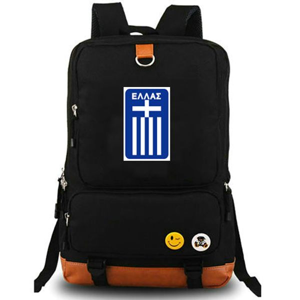 

greece daypack sea nice country team school bag football badge day pack computer rucksack sport schoolbag outdoor backpack