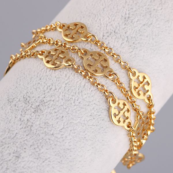 

gold bracelet with inverted t design for women stainless steel silver rose gold luxury chain bangle fine jewelry branded style