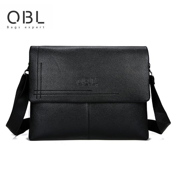 

men messenger bag shoulder bag pu material simple casual fashion single item business party universal briefcase
