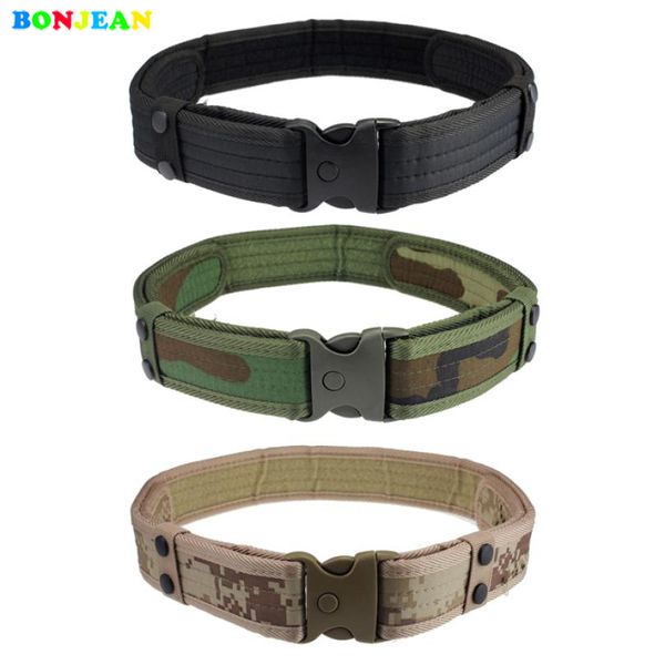 

bonjean mens belts luxury new woodland camo waistband tactical field belt, Black;brown