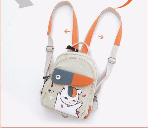 

1 piece anime manga natsume yuujinchou backpack canvas shoulders bag children schoolbags canvas anime travel bag