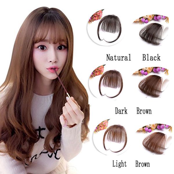Grosshandel Frauen Clip In Clip Auf Air Front Hair Bang Verlangerungsstuck Haar Verschiedene Farben Sind Verfugbar Von Hongzehair 12 06 Auf