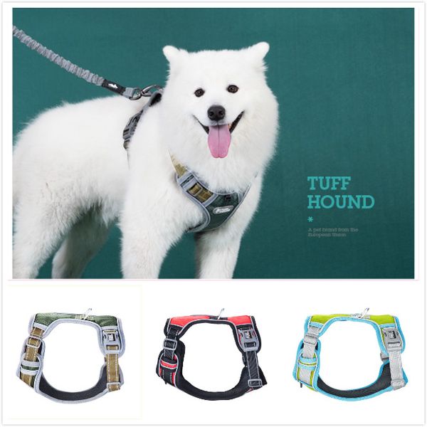 

r price soft adjustable dog harness vest collar big dog rope collar hand strap pet traction rope for small medium large dogs