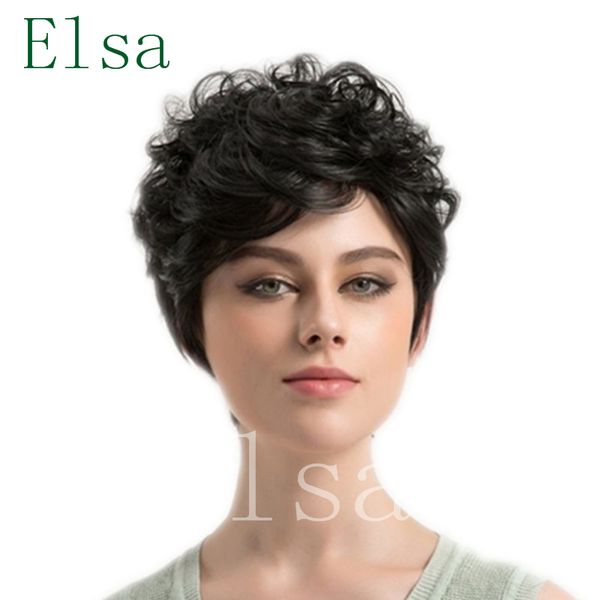 Cheap African Hair Cut Style Pixie Cut Short With Baby Hair