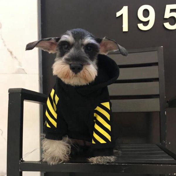 

pet fashion с длинным рукавом с капюшоном желтые полосы собака круто толстовки pet зимняя одежда собака кошка поставляет милый бульдог шнауц