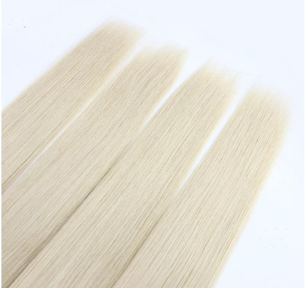 

60 platinum blonde color traight hair weave bundle 100 human hair exten ion 10 28 inch malay ian virgin hair weaving