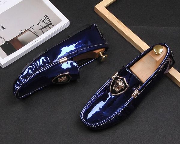 

Мужчины zapatos хомбре британский блеск комфорт квартиры Gommino кроссовки 2019 Homecoming муж