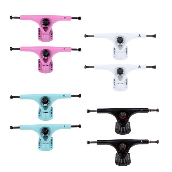 

2pcs 7.25"/184mm universal replacement durable aluminum alloy longboard trucks set skateboard parts