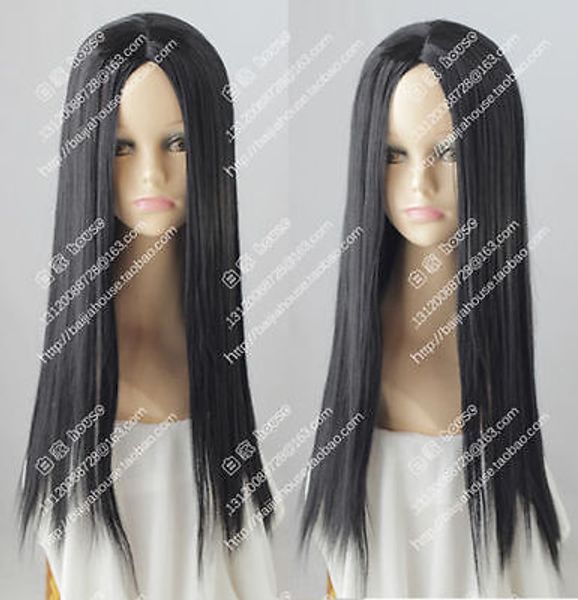 

medium black hair anime costume party ghost wigs