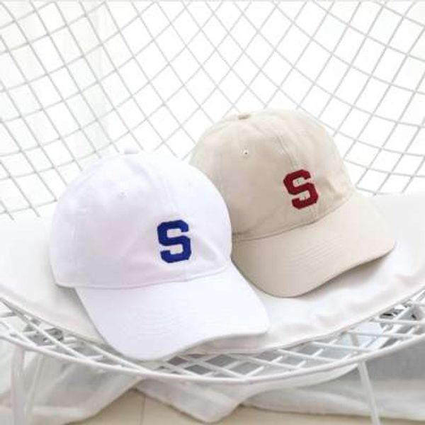 

s letter embroider hats for women men baseball cap hiphop snapback, Blue;gray