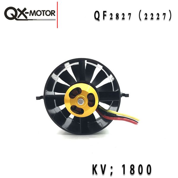 

qx-motor 70mm edf qf2827 1800kv motor 6s rc lipo power-saving version of the aircraft fixed-wing 70# ducted fan aircraft model