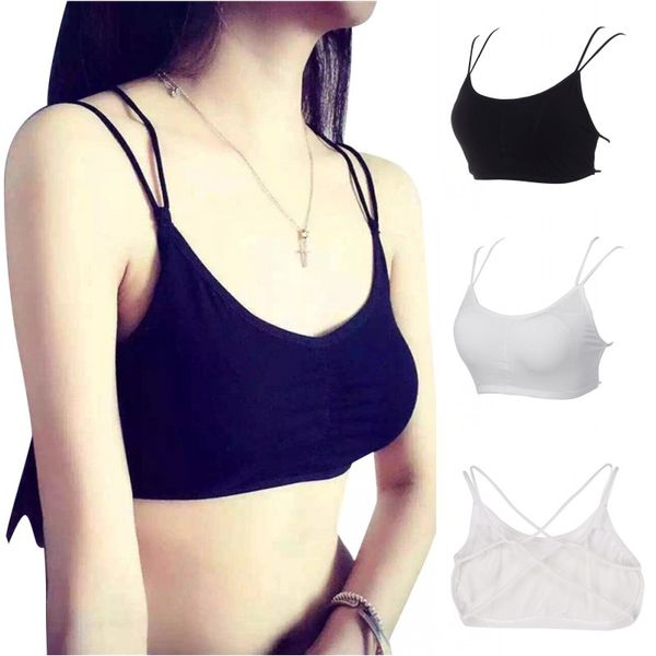

tyle yoga sport bra seamless racerback fitness wirepadded yoga bra workout tank underwear for running gym jogging, White;black