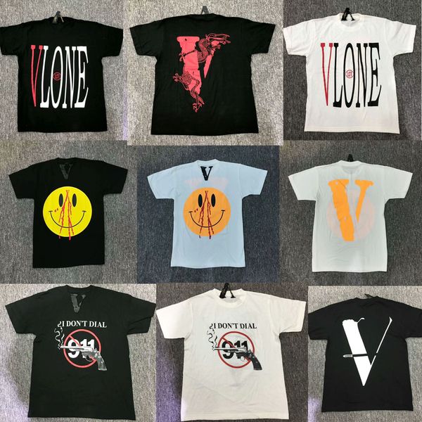 

New tyle cla ic vlone t hirt men women 1 1 big v pop up papking fragment tee fa hion v friend t hirt