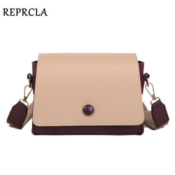 

reprcla fashion designer women bag wide strap crossbody bags for women pu leather shoulder bags ladies handbag high quality