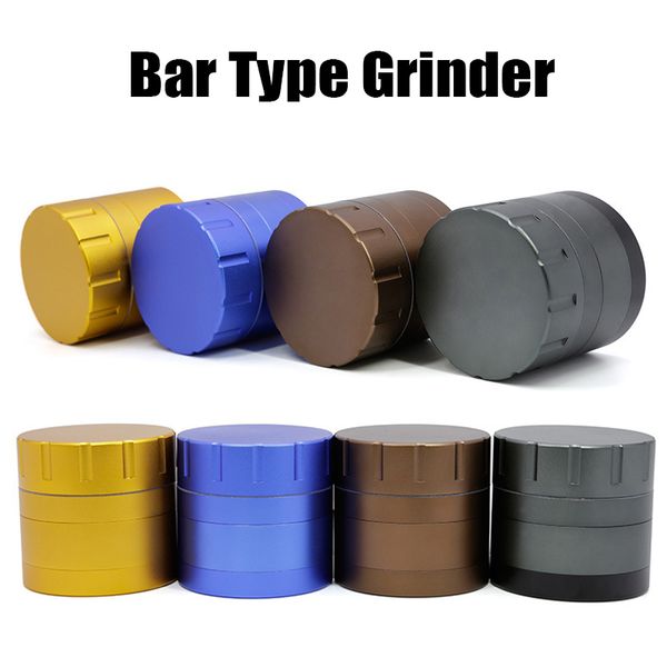 

Herb Grinder с сигнальной формы зубов 63 мм 4 части бар типа Grinder фаски 2.5 дюймов металла Grinder табака курить аксессуары