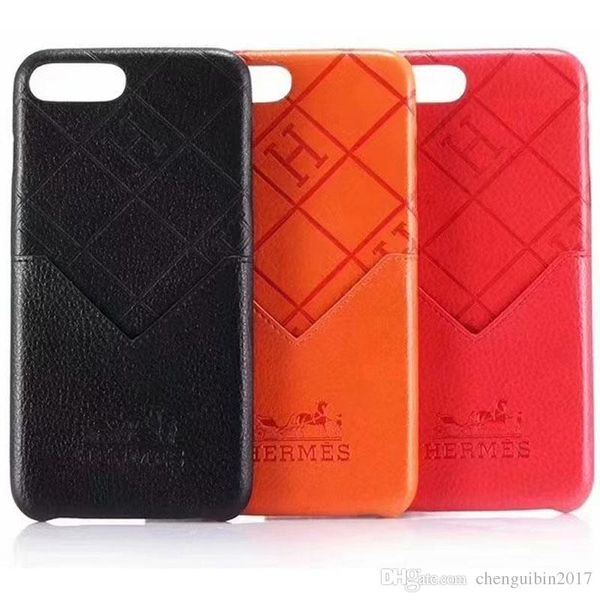 

Марка Печатный английский алфавит H с гнездом для карты Телефон чехол для iphone X 7 7pl