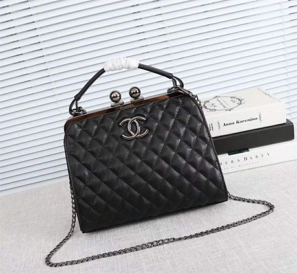 

New de ign 2018 luxury g genuine leather fa hion women 039 men evening bag tote houlder bag ca ual bag