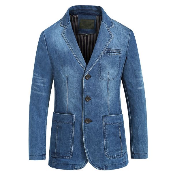 

2018 casual mens autumn cotton jackets and coats fashion high quality male denim long jacket slim fit men outwear, Black;brown
