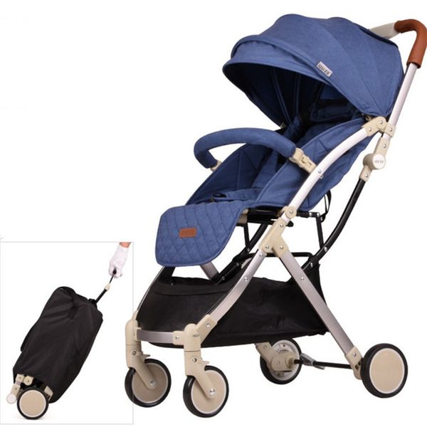 babyruler lightweight portable baby stroller 3 in 1 mini size can sit or lie kinderwagen pram pushchairs bebek arabasi poussette