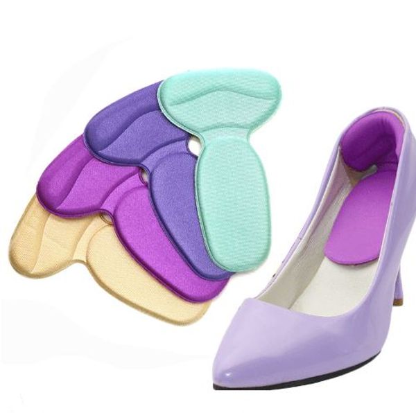 

1pair soft orthopedic insoles shoes pads anti slip cushion insoles foot care heel protector relieve pain t-shape shoe inserts