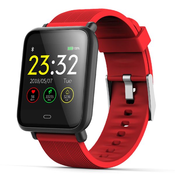 

Q9 Smartwatch Men Waterproof Sports For Android IOS With Heart Rate Monitor Blood Pressure Functions Women Men Smart Watch Clock