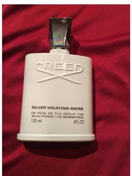 

factory direct dhl perfumes brand cologne creed sliver mountain water for men cologne 120ml with high fragrance capactity