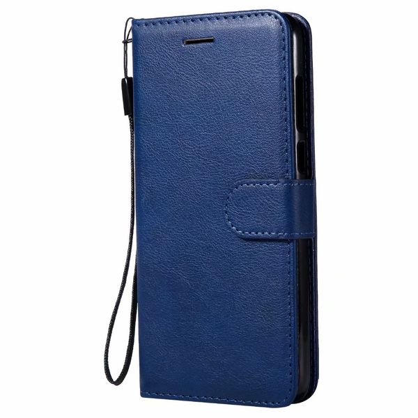 

wallet case for huawei p smart flip back cover pure color pu leather mobile phone bags coque fundas for enjoy 7s