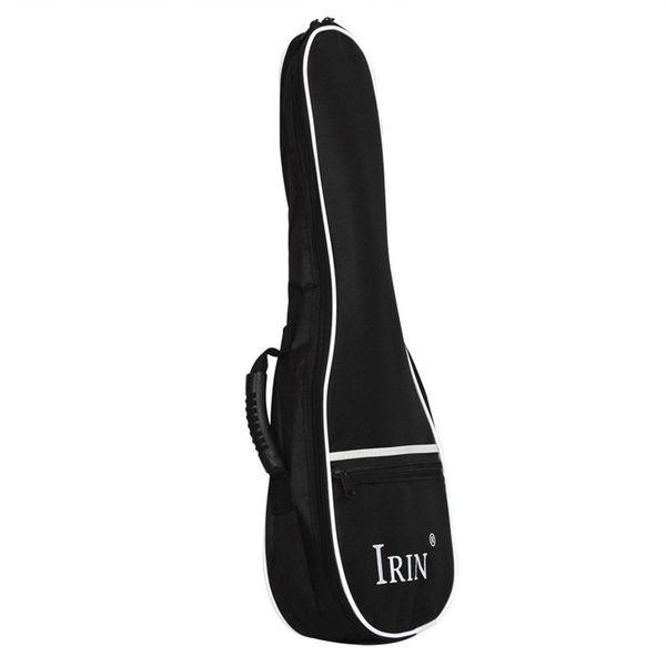 

dcos irin 4 strings ukulele bag cotton cushioning ukulele backpack carrying case with front bag hawaii guitar backpack, Black;red