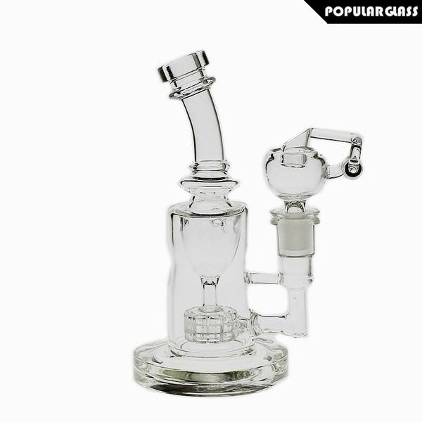 

SAML Бонг 8 дюймов Tall Torus Dab Rig стекло рецикла Бонг Матрица Percolator Torus надежное кальянокурения Clear совместный размер 14.4mm PG5105