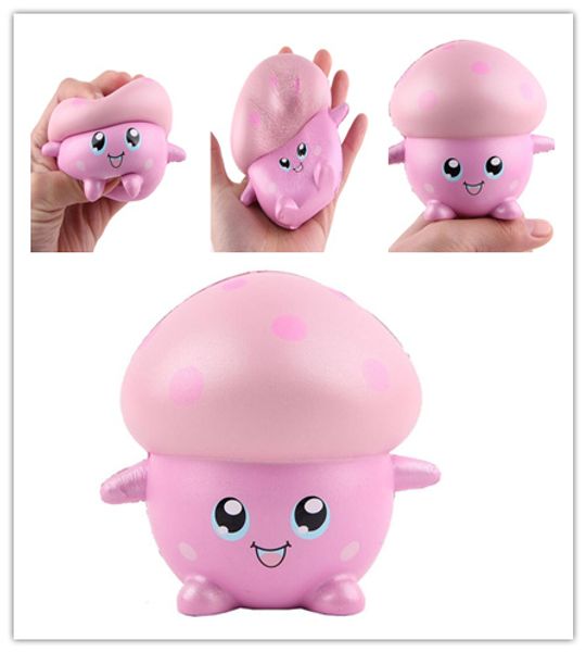 

mushroom squishy toys pu fidget toy slow rising toy decompression toys mct 003