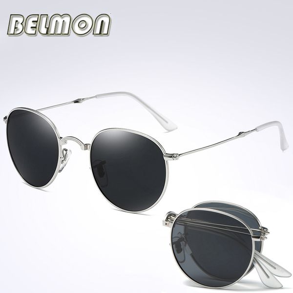 

vintage folding polarized sun men glasses fashion rs078 foldable male women for female sunglasses round ubvjv, White;black