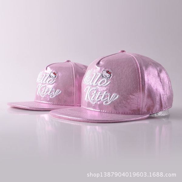 

parent-child cap korean new pattern children cartoon embroidery spring summer catamite girl cap flat hat sun hat, Blue;gray