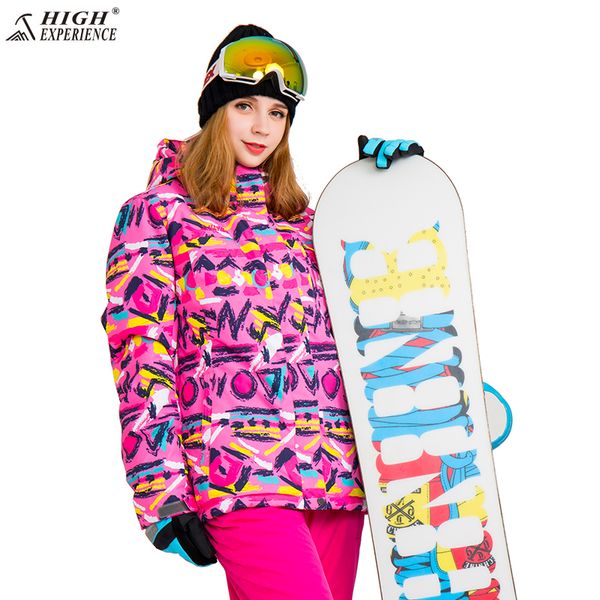 

2018 ski jacket women snowboard set ski suit ladies winter snow clothes womens skiing and snowboarding thicken coat waterproof