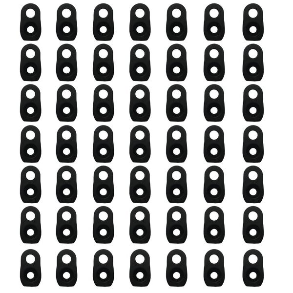

50 pcs kayak d ring single eyelet tie down loop safety deck fitting
