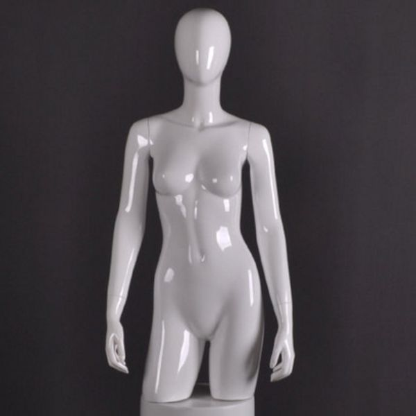 Ekran İçin Yüksek Kalite Kadın Üst Vücut Modeli Yarım Vücut Manken