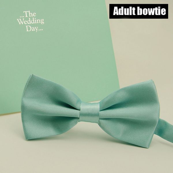 

fashion mint green bowtie men wedding party solid color ties, Black;blue