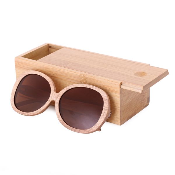 

berwer new women handmade wooden polarized sunglasses bamboo wood sunglasses, White;black