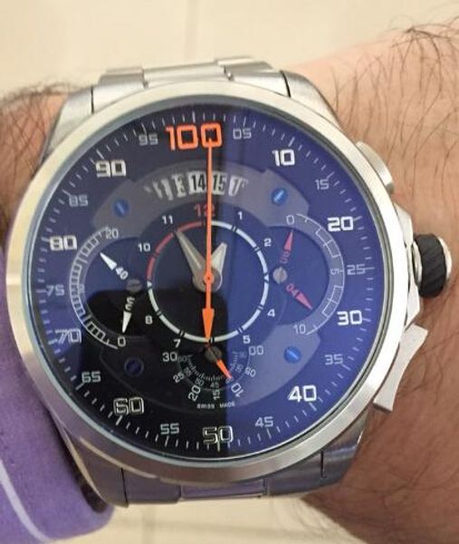 

SLS Mercedes Wristwatch man Shuocong Watch Luxury тег водонепроницаемые часы для мужчин спортивные часы секундомер хронограф