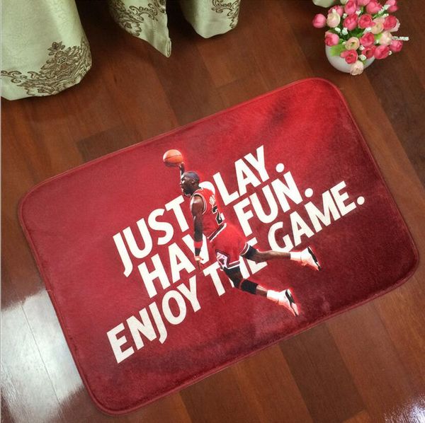

basketball flannel carpet square living room anti slip flooring mat flannel rugs and carpets basketball floor mats promotion