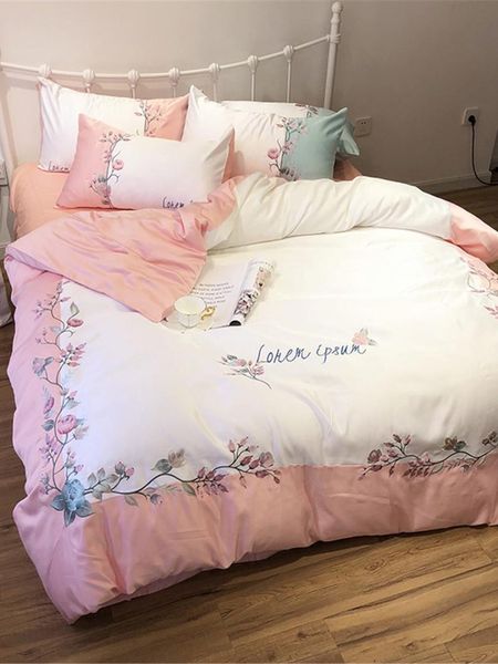

duvet cover set 4 pcs floral modern home linens