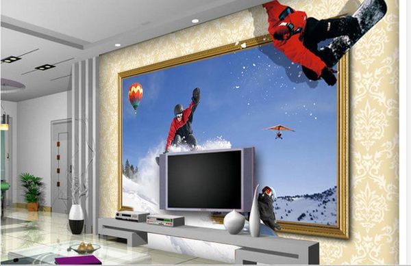 

3d wallpaper mural decor p backdrop hd 3dpsd layered tv background wall challenge art mural for living room large painting home decor